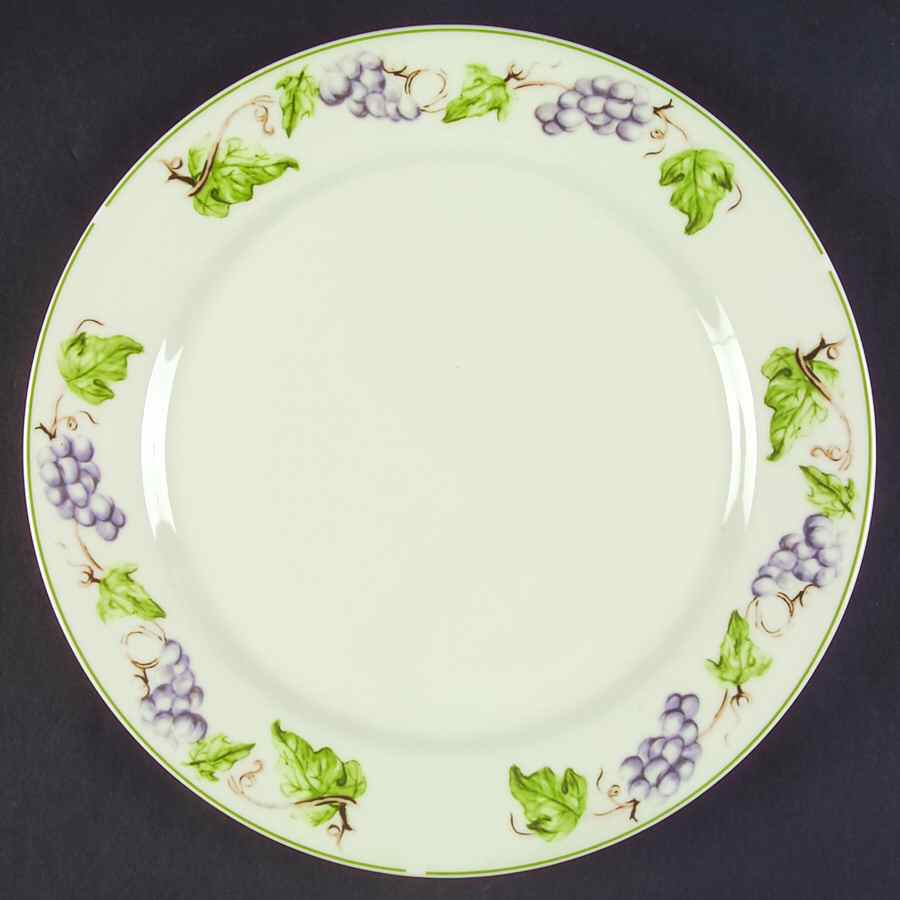 Grape Dinner Plate by American Atelier-1