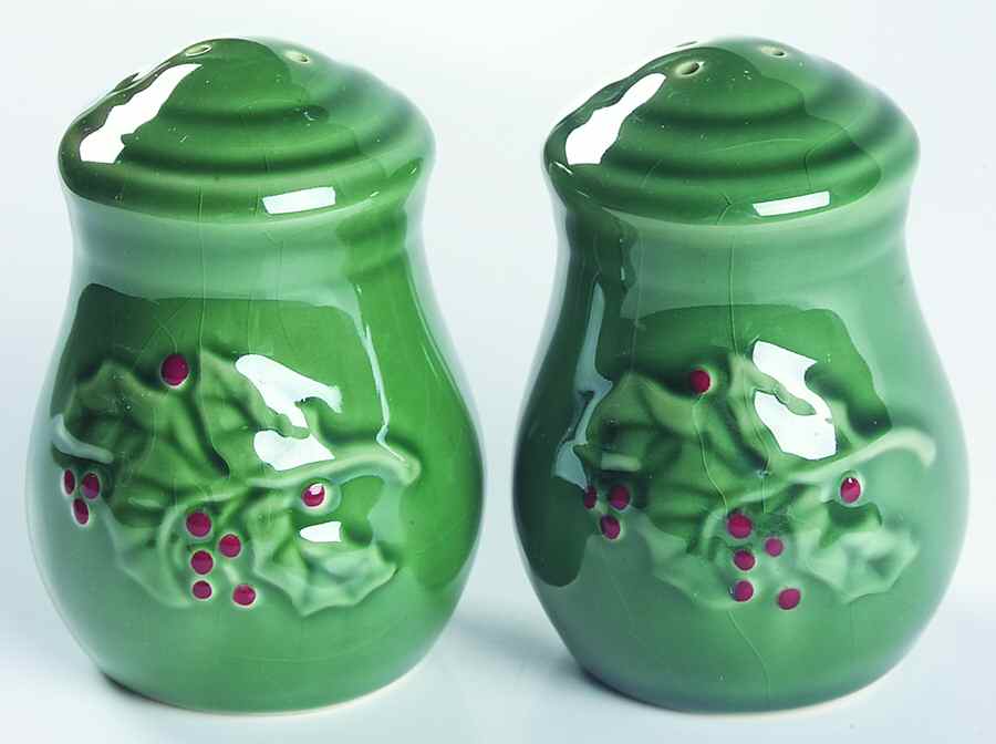 Holly Berry Salt & Pepper Set by American Atelier-1