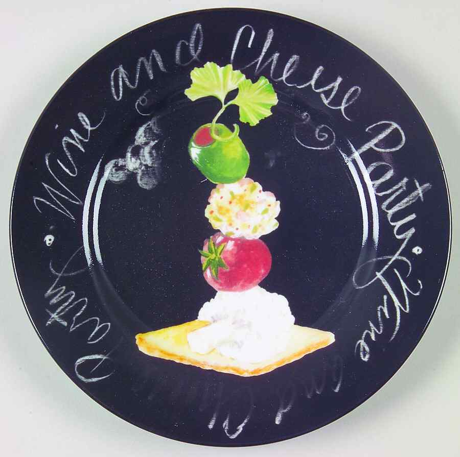 Hors Doeuvres Canape Plate by American Atelier-1