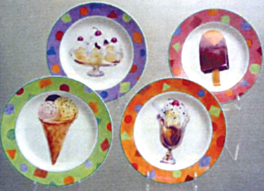 Ice Cream Salad Plate by American Atelier-1