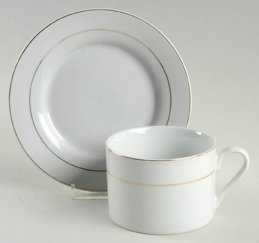 Imperial Flat Cup & Saucer Set by American Atelier-1