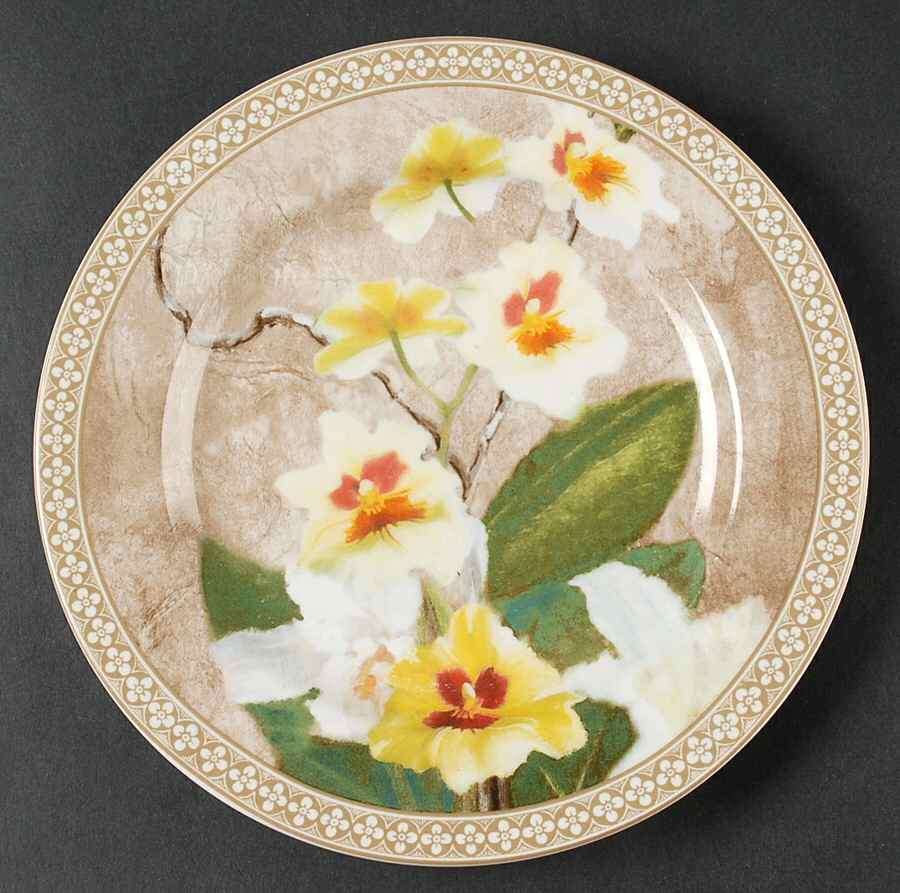 Orchid Salad Plate by American Atelier-1
