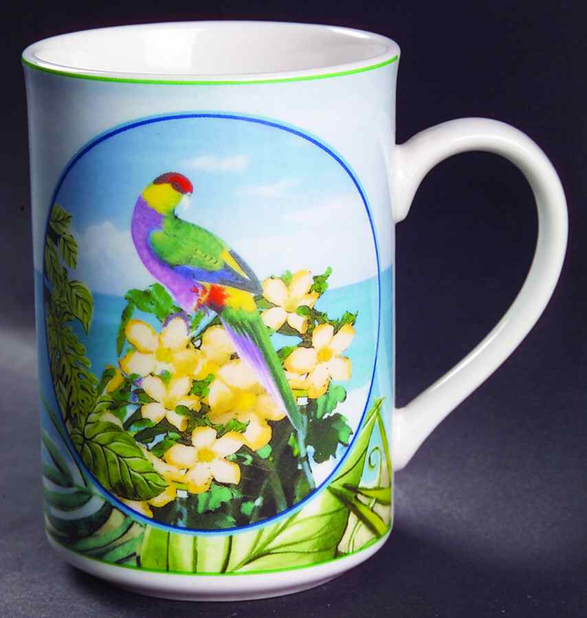Parrots Mug by American Atelier-1