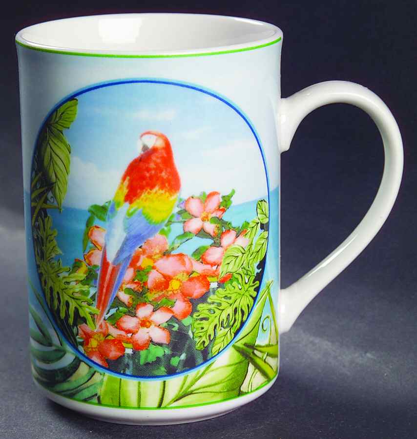Parrots Mug by American Atelier-1
