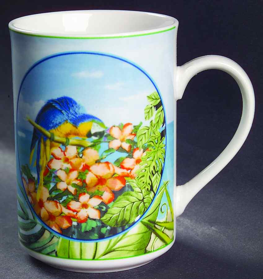 Parrots Mug by American Atelier-1