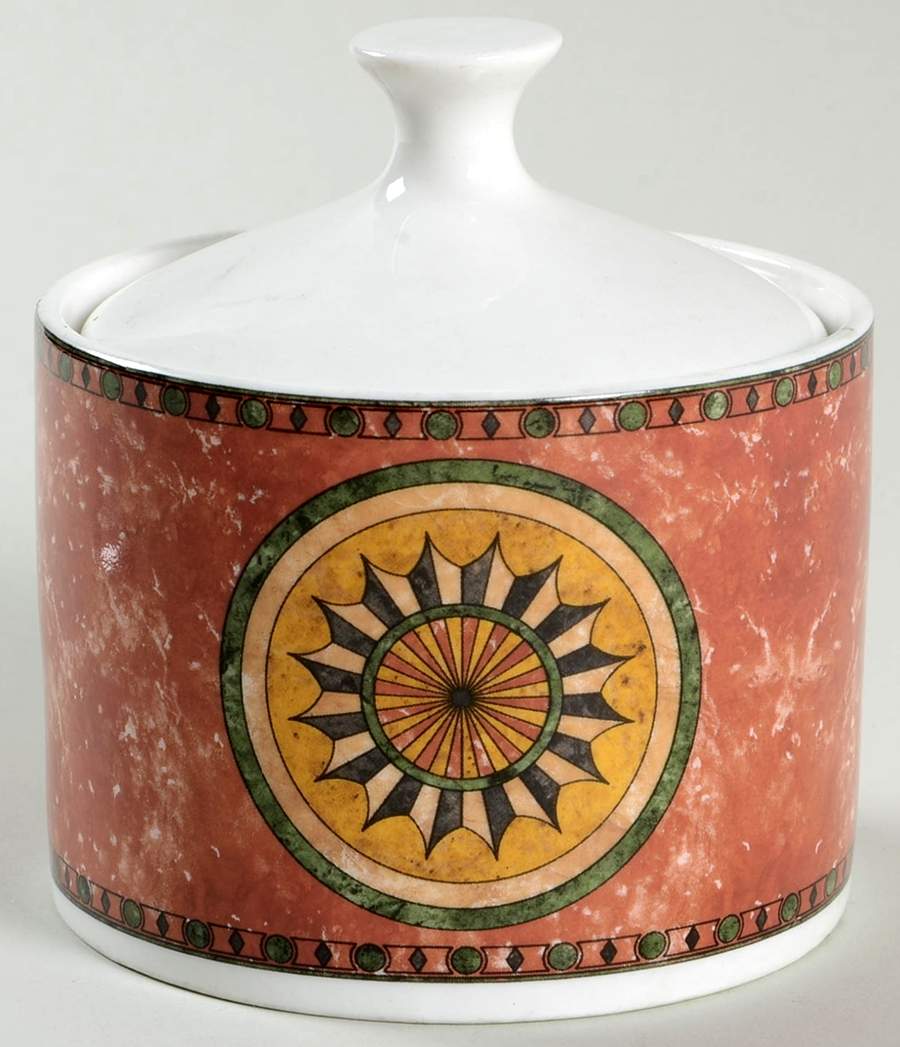 Pavilion Sugar Bowl & Lid by American Atelier-1
