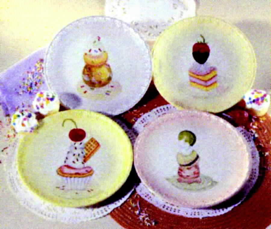 Petit Four Salad Plate by American Atelier-1