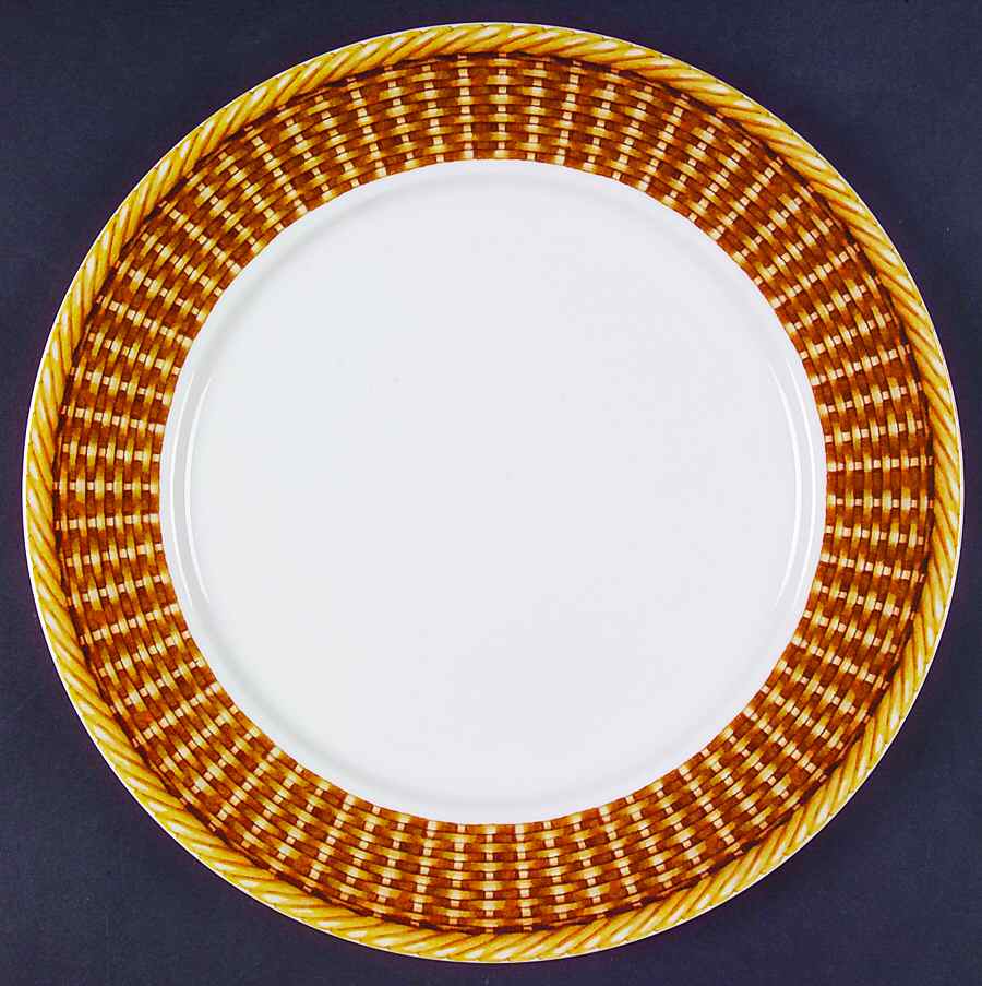 Rainbow River Dinner Plate by American Atelier-1