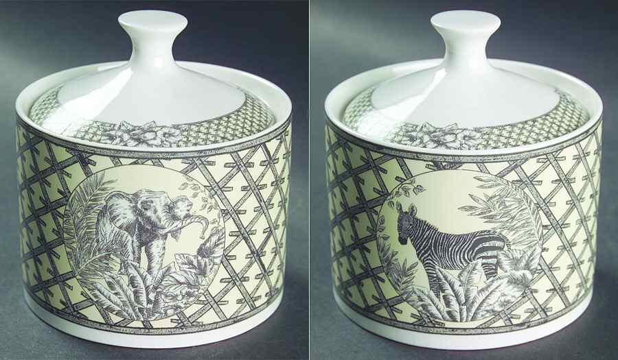 Safari Sugar Bowl & Lid by American Atelier-1