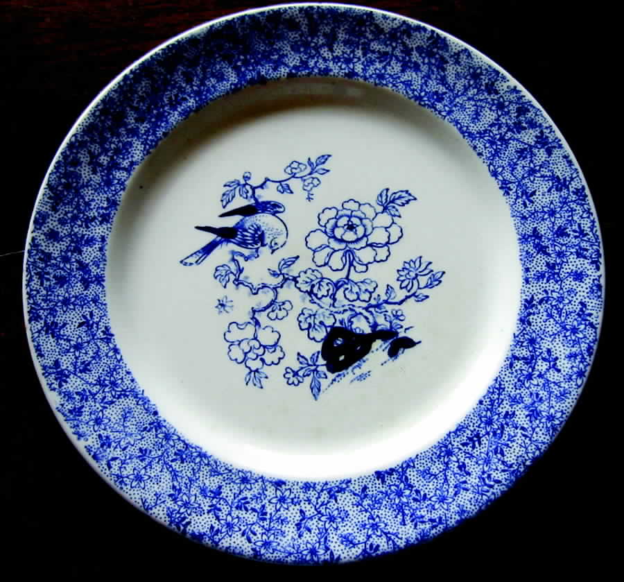 Rennes Border Rim Soup Bowl by Ashworth Bros-1