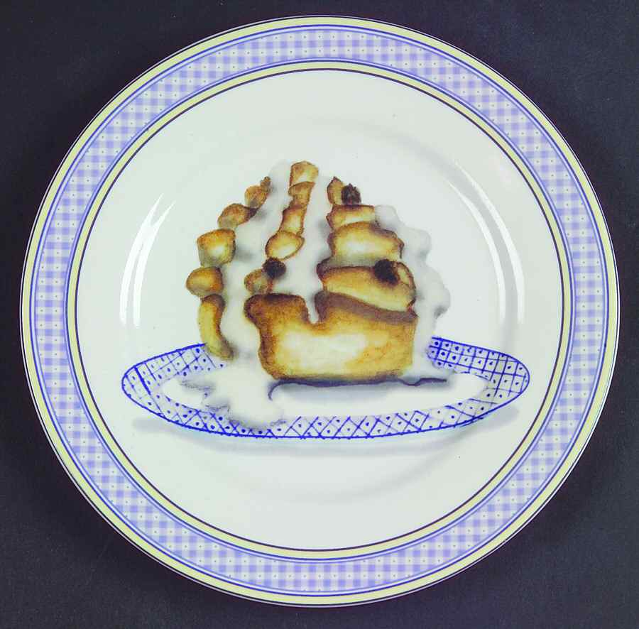 Breakfast Treats Canape Plate by American Atelier-1