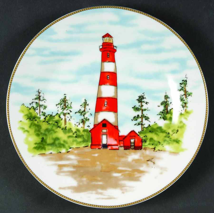 Anchor's Away Salad/Dessert Plate by American Atelier-1
