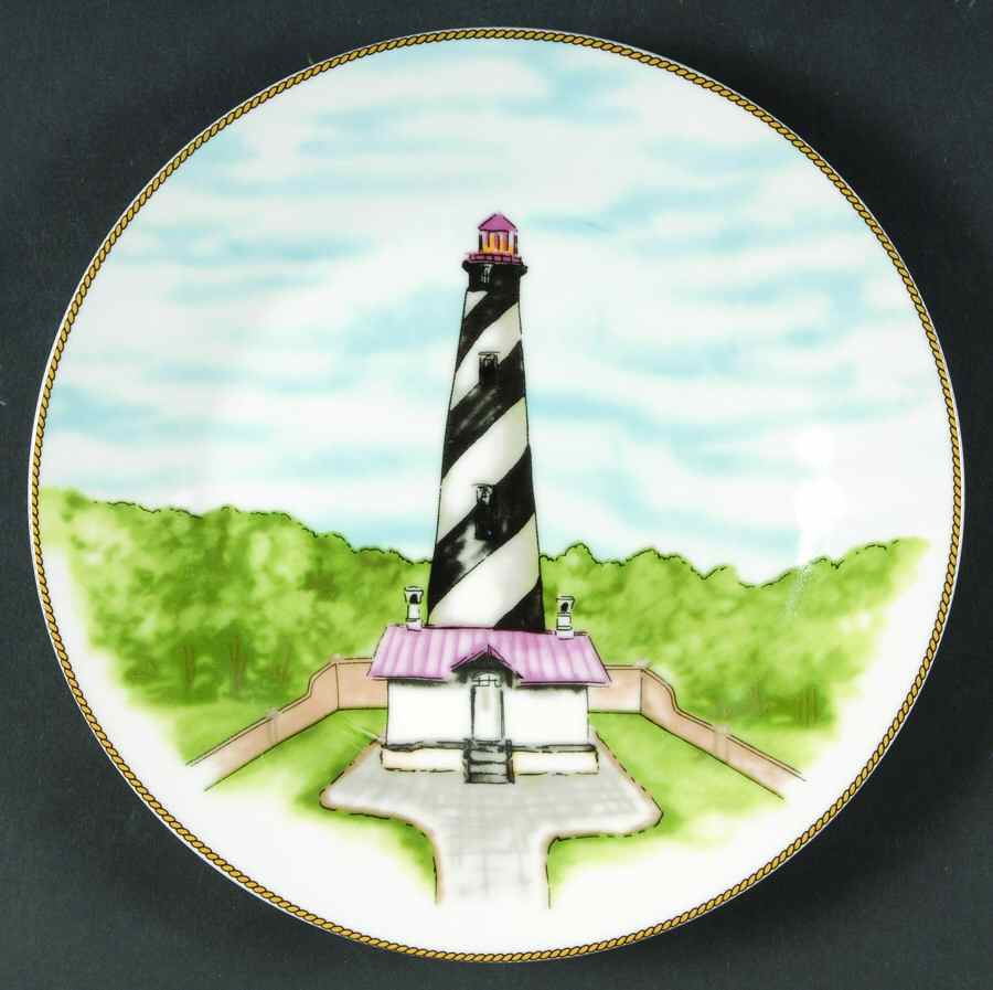 Anchor's Away Salad/Dessert Plate by American Atelier-1