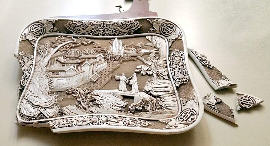 Ivory Dynasty 11" Wall Plate by Arnart-1