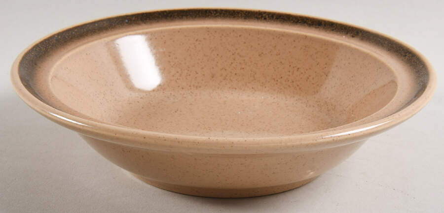 Pecan Rim Cereal Bowl by Anchor Hocking-1