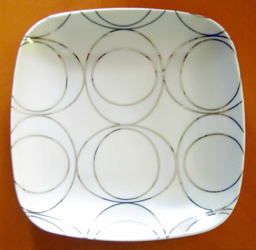 Swivel White Salad Plate by 222 Fifth (PTS)-1