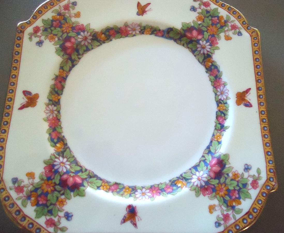 B1599 Square Salad Plate by John  Aynsley & Sons-1