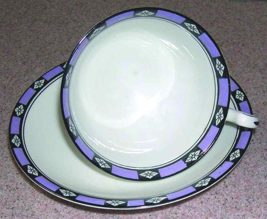 3293 Footed Cup & Saucer Set by John  Aynsley & Sons-1