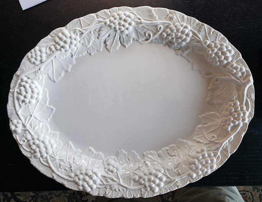 AXK4 14" Oval Serving Platter by Ancora (Italy)-1