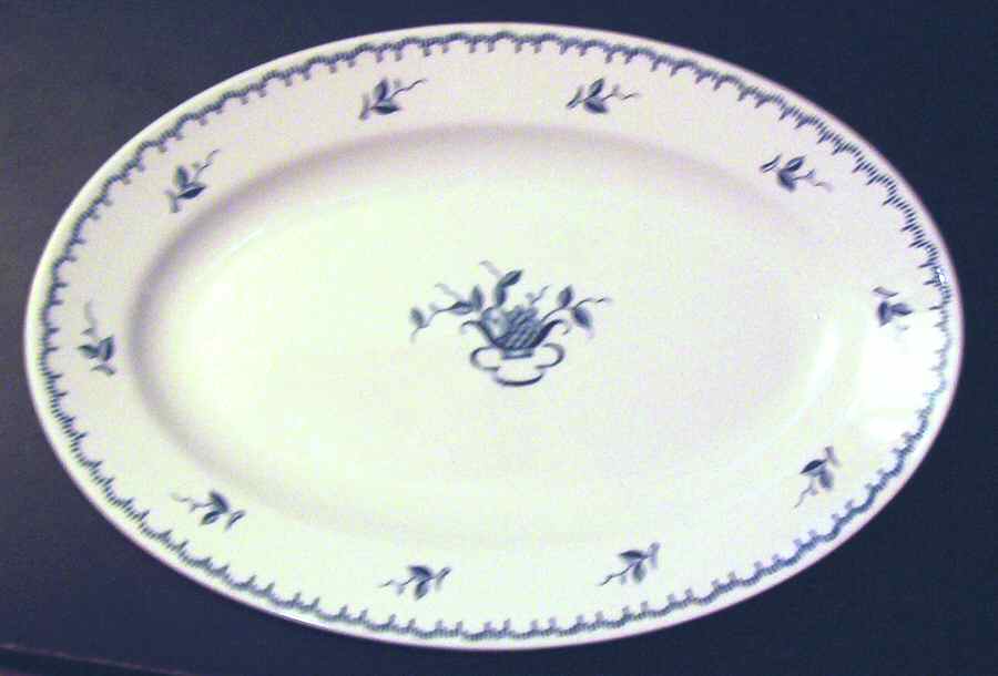 ARA108 12" Oval Serving Platter by Arabia of Finland-1