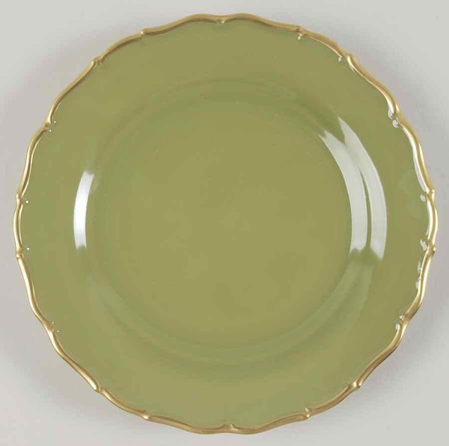 Colours Sage Green Salad Plate by Anna Weatherley-1