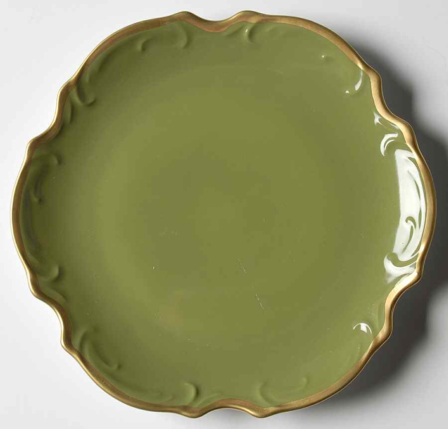 Colours Sage Green Bread & Butter Plate by Anna Weatherley-1