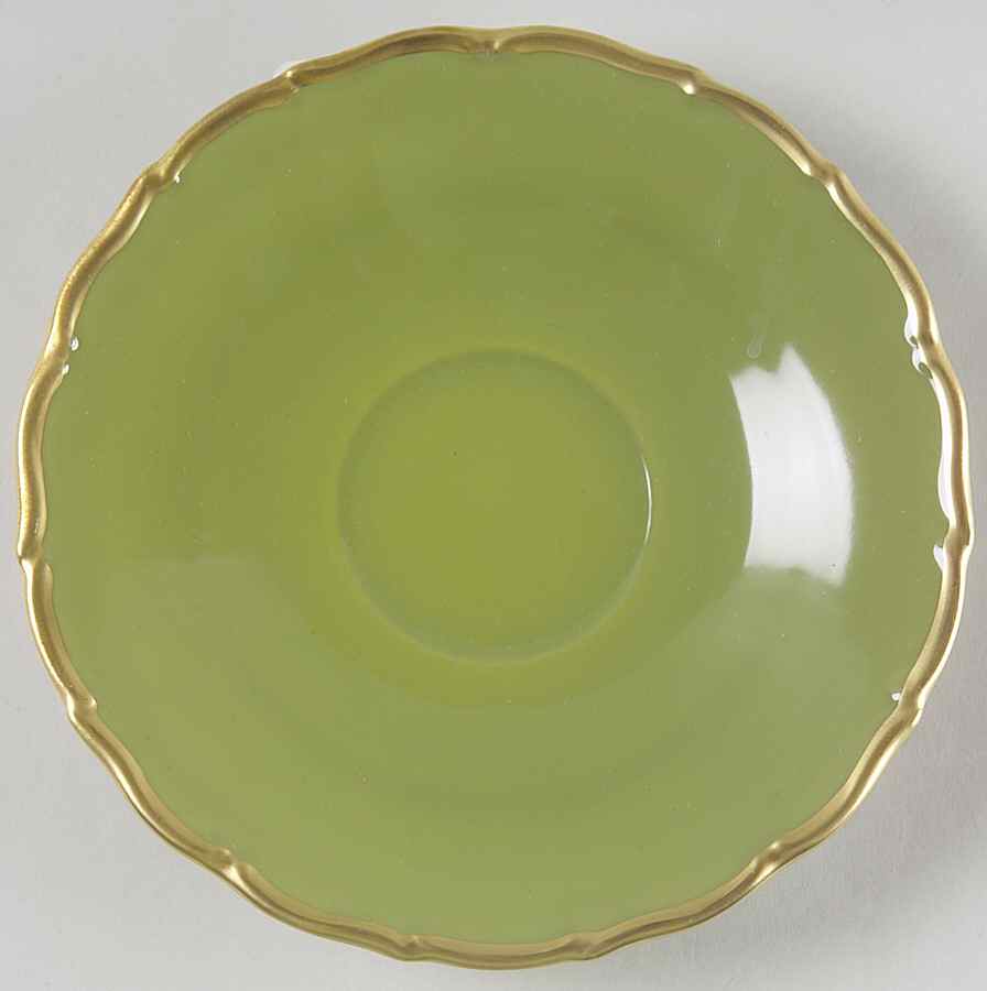 Colours Sage Green Saucer by Anna Weatherley-1