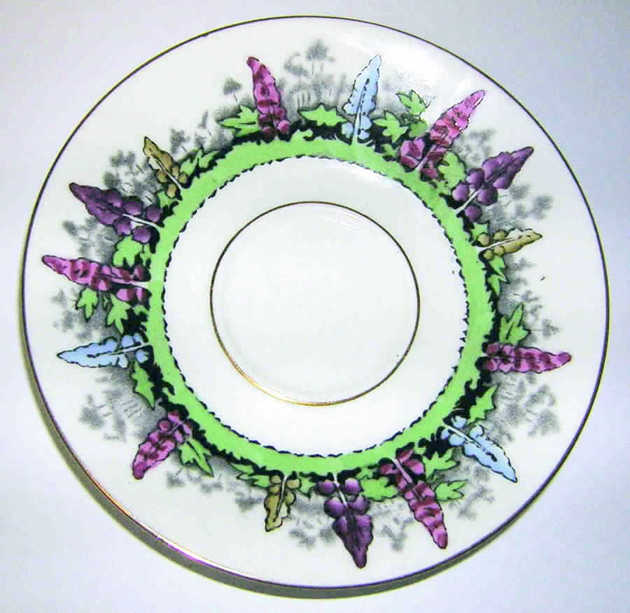 Alton (White Edge) Saucer for Bouillon Cup by Adderley-1