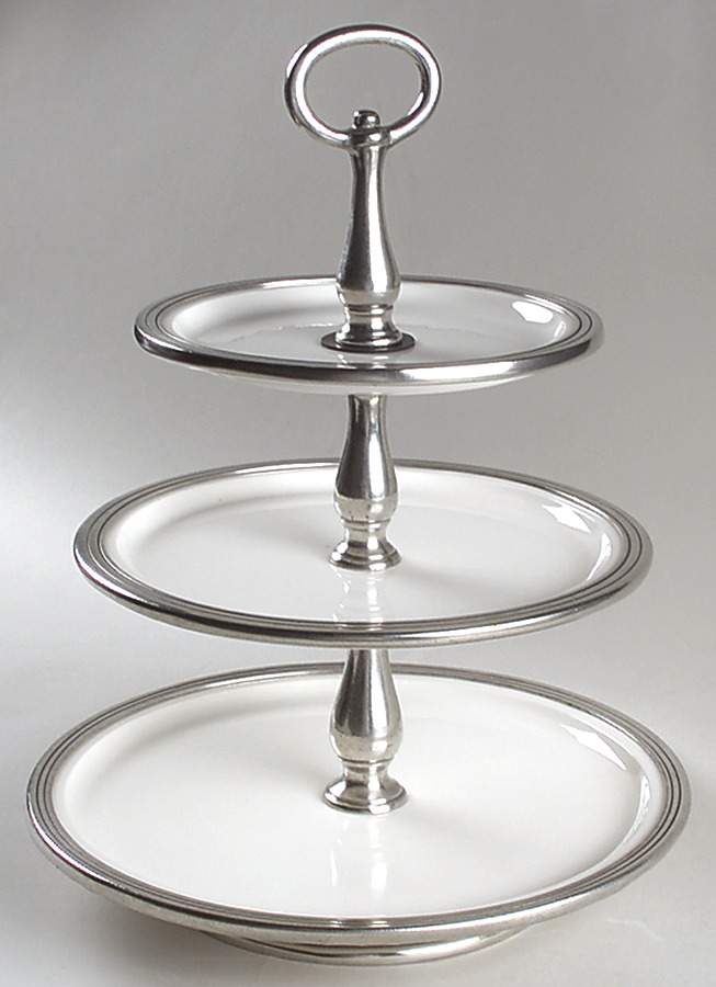 Tuscan 3 Tier Serving Tray (8 Pieces) by Arte Italica-1