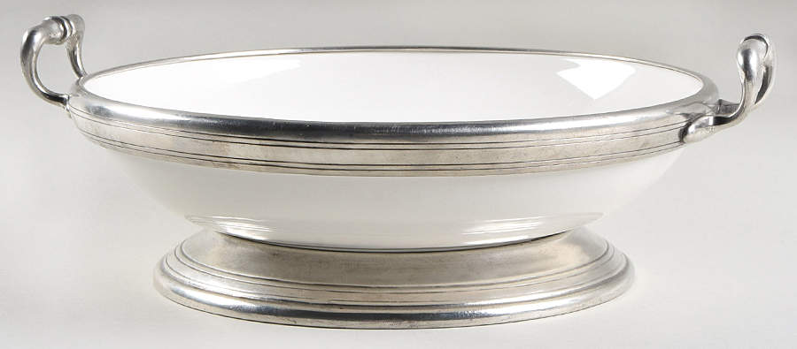 Tuscan 13" Footed Bowl by Arte Italica-1