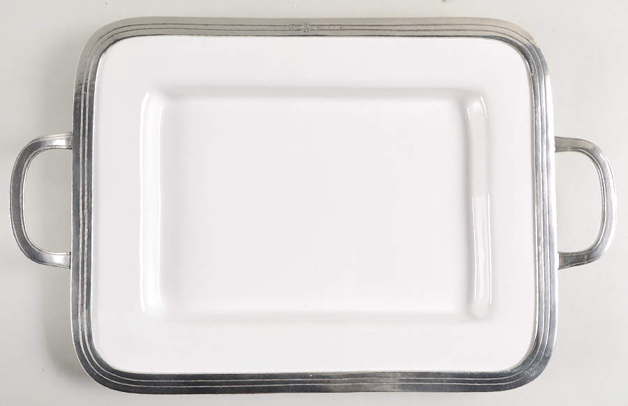 Tuscan 16" Rectangular Handled Serving Platter by Arte Italica-1