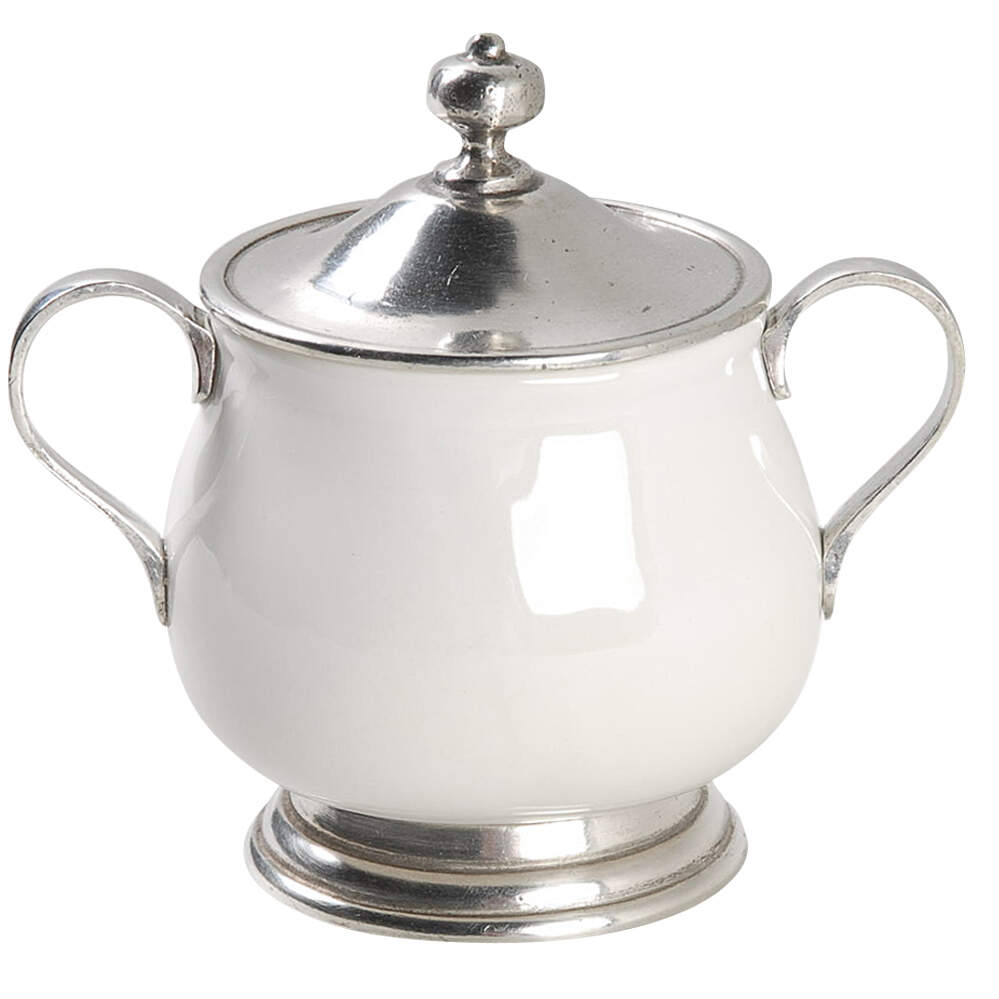 Tuscan Sugar Bowl & Lid by Arte Italica-1