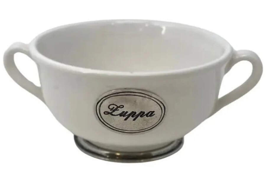 Tuscan Individual Handled Soup Bowl by Arte Italica-1