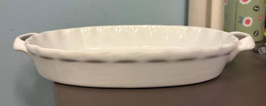 Tuscan 2 Quart Oval Covered Casserole No Lid by Arte Italica-1