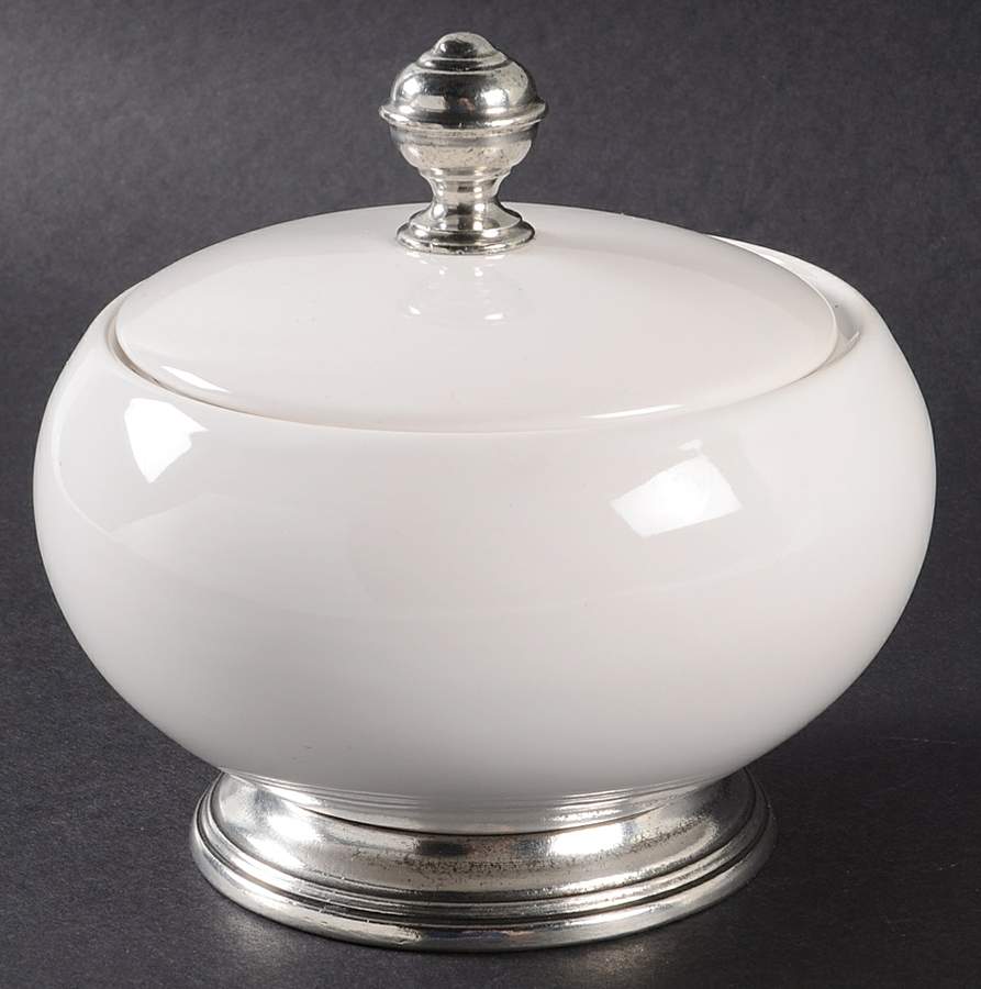 Tuscan Sugar Bowl & Lid by Arte Italica-1