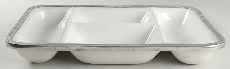 Tuscan 4 Part Rectangular Divided Server by Arte Italica-1