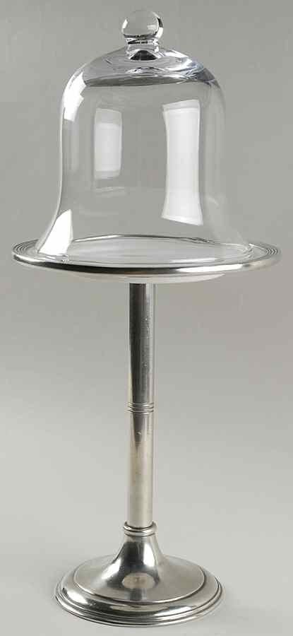 Tuscan 19" Buffet Cake Pedestal & Glass Dome by Arte Italica-1