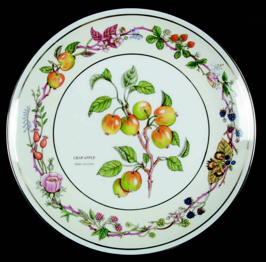 Fruits & Flowers of Somerset Collector Plate by John  Aynsley & Sons-1