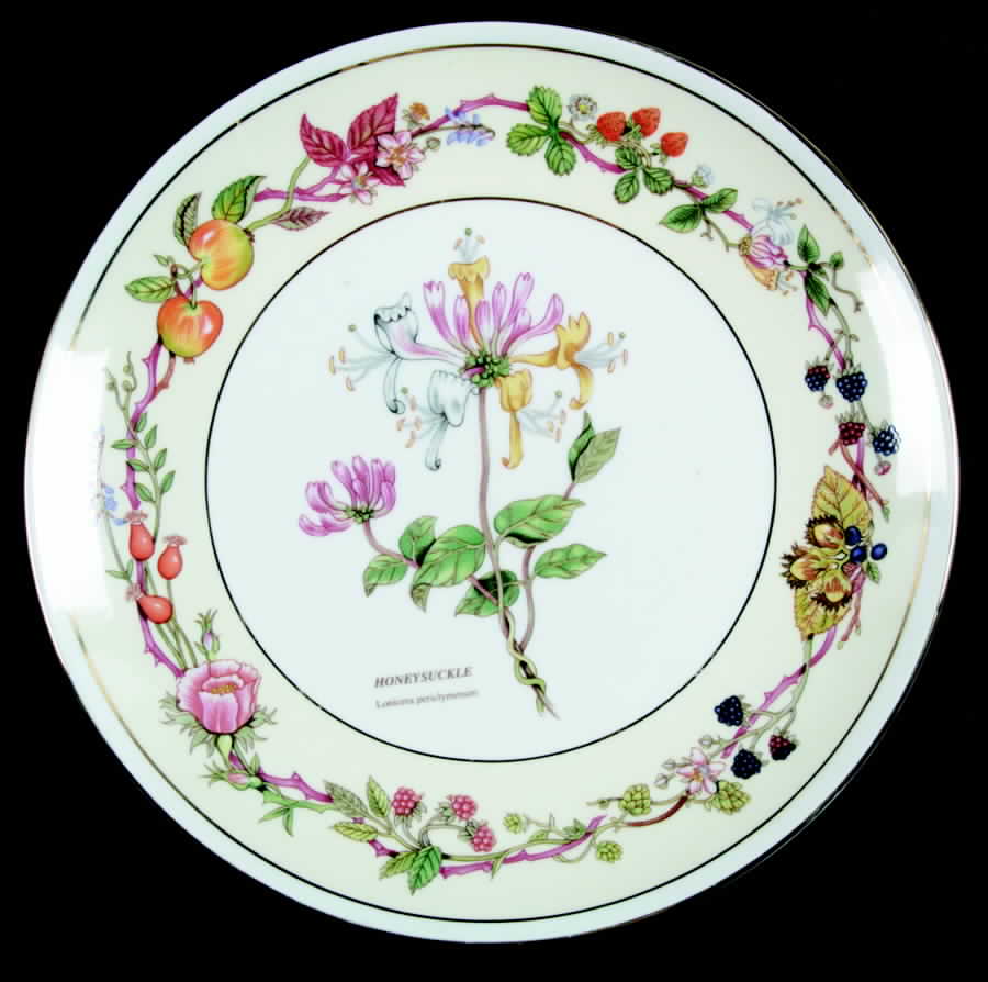 Fruits & Flowers of Somerset Collector Plate by John  Aynsley & Sons-1