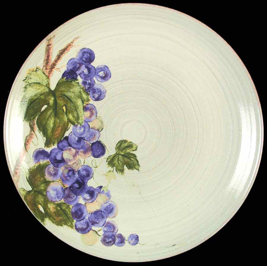 Grapevine Putty Dinner Plate by 222 Fifth (PTS)-1
