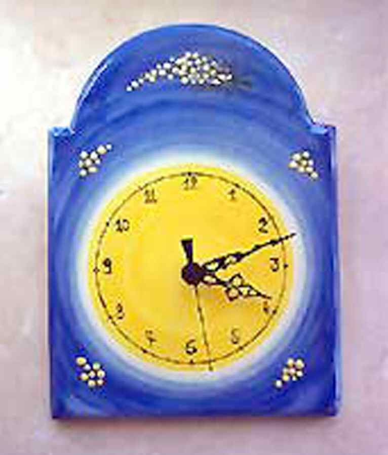 Mimosa Hanging Wall Clock by Atelier Du Sage-1