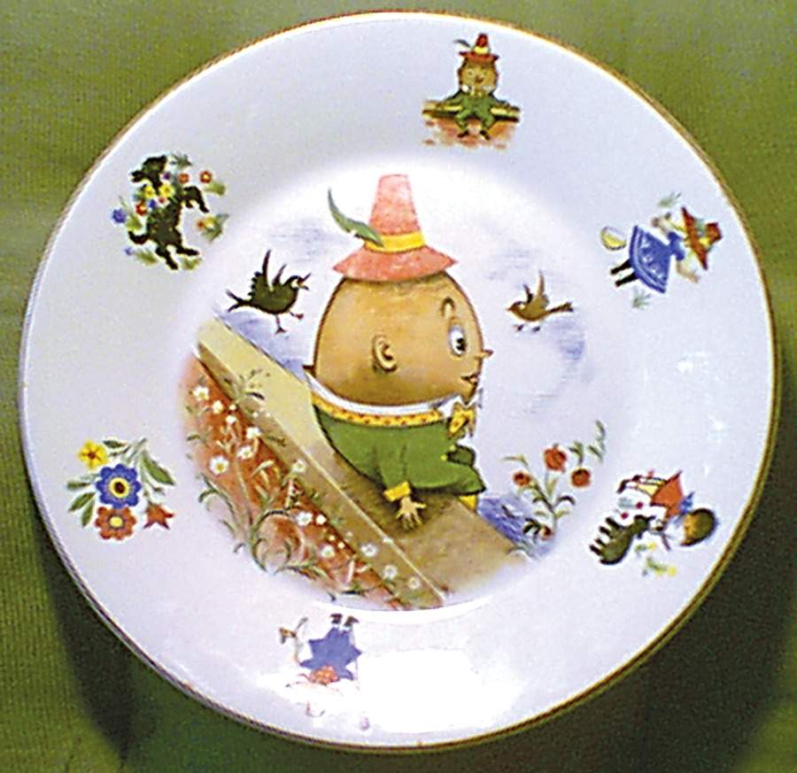 Nursery Rhymes Salad Plate by Arklow-1