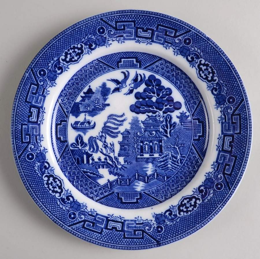 Willow Flow Blue Dinner Plate by Allerton's-1