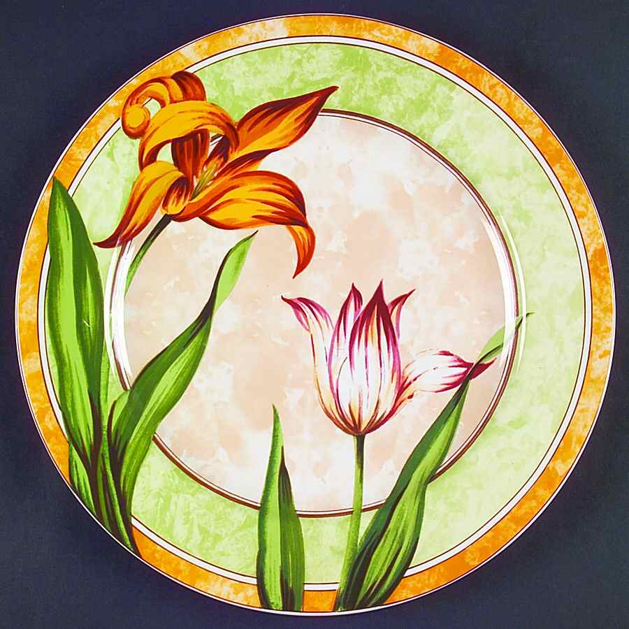 Emily 12" Chop Plate (Round Platter) by 222 Fifth (PTS)-1