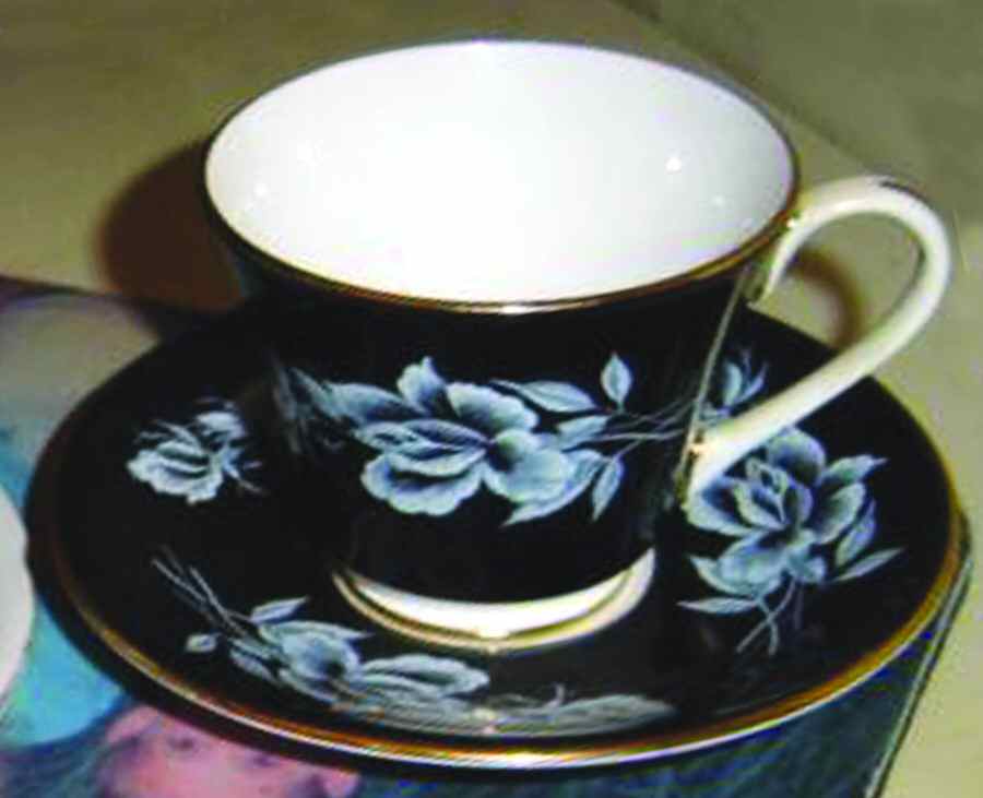 2762 Footed Cup & Saucer Set by John  Aynsley & Sons-1