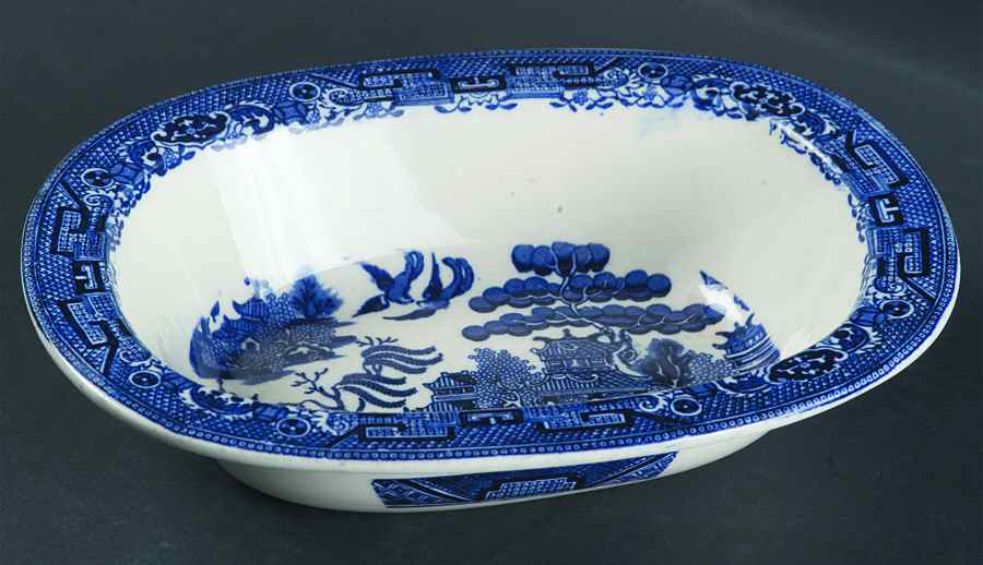 ADD81 9" Oval Vegetable Bowl by Adderley-1