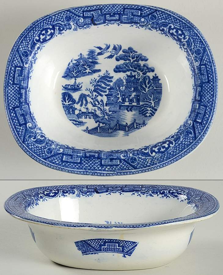 ADD81 7" Oval Vegetable Bowl by Adderley-1