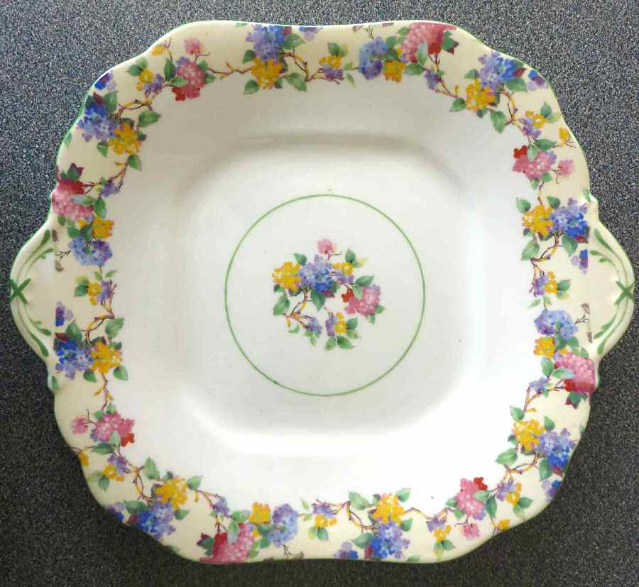 B1494 Handled Cake Plate by John  Aynsley & Sons-1