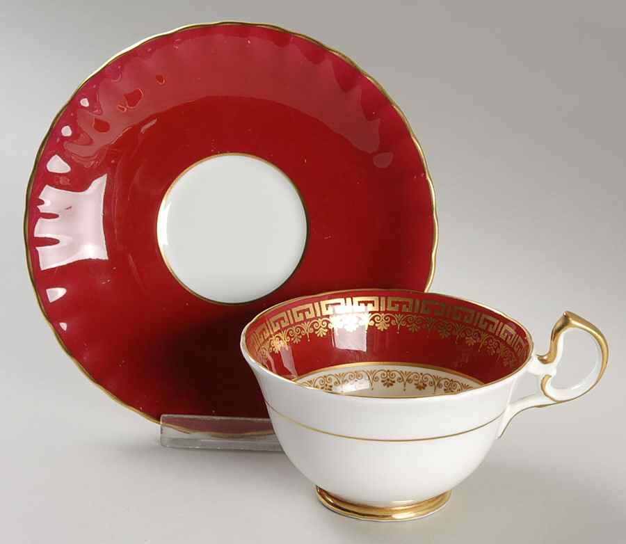 3564 Footed Cup & Saucer Set by John  Aynsley & Sons-1