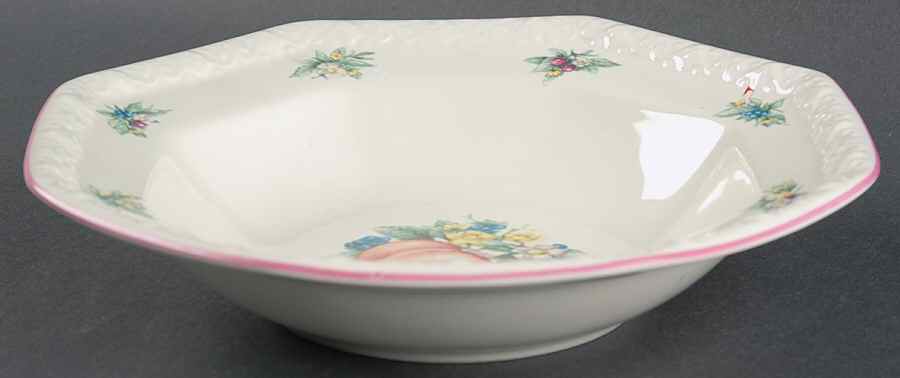 Sweet Country Harvest Rim Soup Bowl by Avon-1